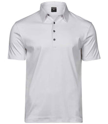 Tee Jays Pima Cotton Interlock Polo Shirt T1440 - White