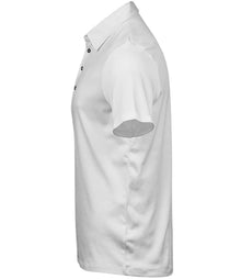 Tee Jays Pima Cotton Interlock Polo Shirt T1440 - T1440 White Side