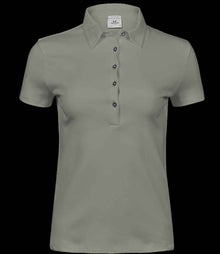 Tee Jays Ladies Pima Cotton Interlock Polo Shirt T1441 - Sage