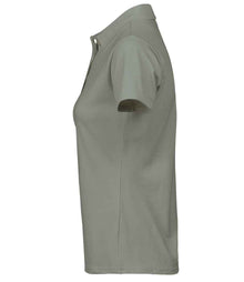 Tee Jays Ladies Pima Cotton Interlock Polo Shirt T1441 - T1441 Sage Side