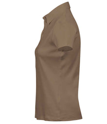 Tee Jays Ladies Pima Cotton Interlock Polo Shirt T1441 - T1441 Wood Side