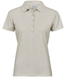 Tee Jays Ladies Luxury Stretch Polo Shirt T145 - Cement