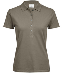 Tee Jays Ladies Luxury Stretch Polo Shirt T145 - Clay