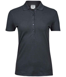 Tee Jays Ladies Luxury Stretch Polo Shirt T145 - Dark Grey