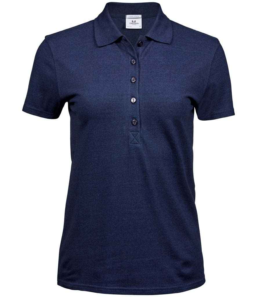 Tee Jays Ladies Luxury Stretch Polo Shirt T145 - Denim