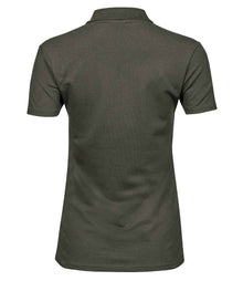 Tee Jays Ladies Luxury Stretch Polo Shirt T145 - T145 Deep Green Back