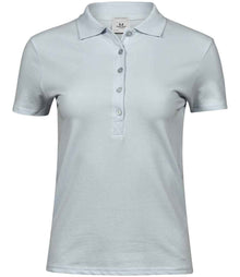 Tee Jays Ladies Luxury Stretch Polo Shirt T145 - Ice Blue