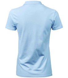 Tee Jays Ladies Luxury Stretch Polo Shirt T145 - T145 Light Blue Back