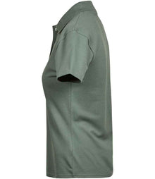 Tee Jays Ladies Luxury Stretch Polo Shirt T145 - T145 Leaf Green Side