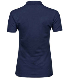 Tee Jays Ladies Luxury Stretch Polo Shirt T145 - T145 Navy Back
