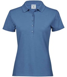 Tee Jays Ladies Luxury Stretch Polo Shirt T145 - Ocean Blue