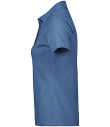 Tee Jays Ladies Luxury Stretch Polo Shirt T145 - T145 Ocean Blue Side