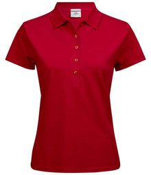 Tee Jays Ladies Luxury Stretch Polo Shirt T145 - Red