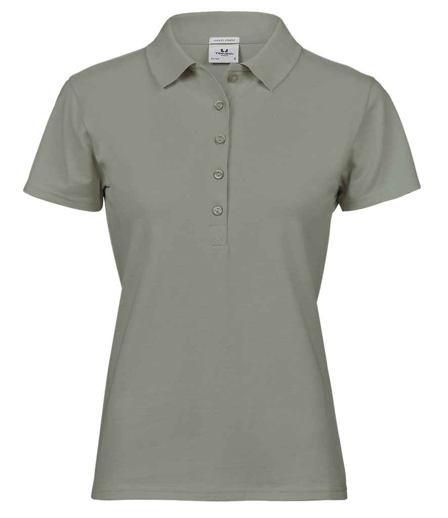 Tee Jays Ladies Luxury Stretch Polo Shirt T145 - Sage