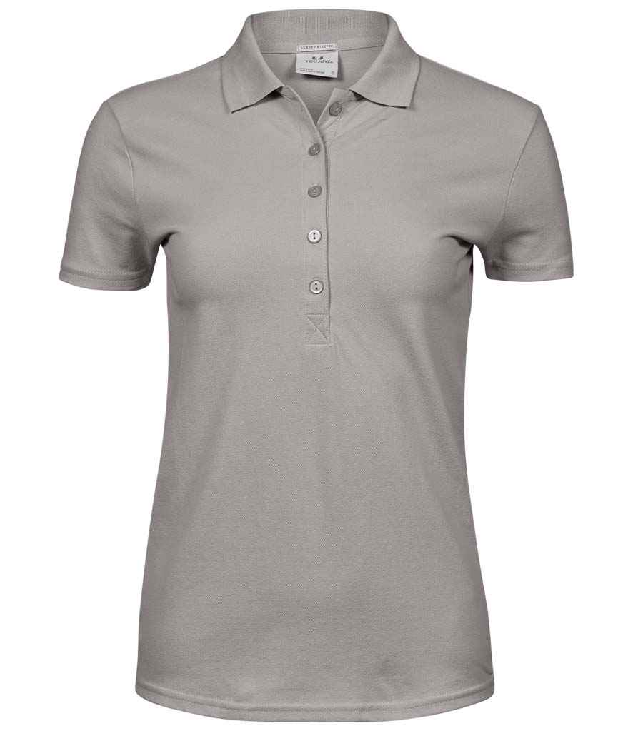 Tee Jays Ladies Luxury Stretch Polo Shirt T145 - Stone