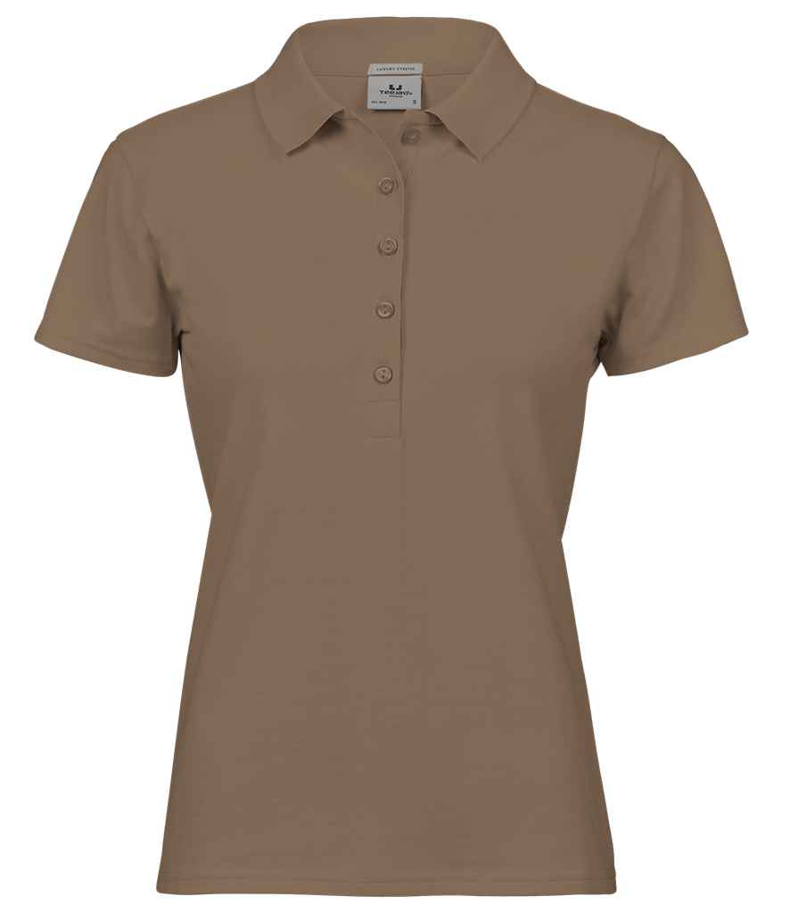 Tee Jays Ladies Luxury Stretch Polo Shirt T145 - Wood