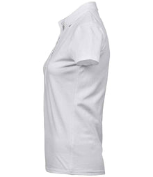 Tee Jays Ladies Luxury Stretch Polo Shirt T145 - T145 White Side