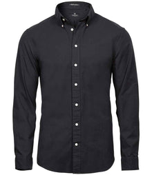 Tee Jays Perfect Long Sleeve Oxford Shirt T4000 - Black