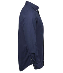 Tee Jays Perfect Long Sleeve Oxford Shirt T4000 - T4000 Navy Side