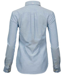 Tee Jays Ladies Perfect Long Sleeve Oxford Shirt T4001 - T4001 Light Blue Back
