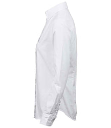 Tee Jays Ladies Perfect Long Sleeve Oxford Shirt T4001 - T4001 White Side