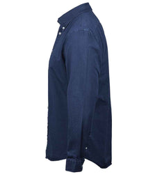 Tee Jays Long Sleeve Casual Twill Shirt T4002 - T4002 Indigo Side