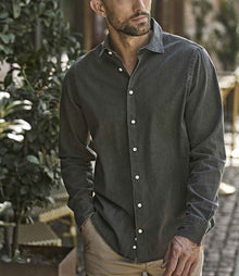 Tee Jays Denim Shirt T4004 - T4004 Black Denim Model