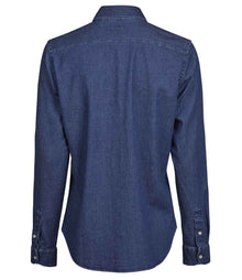 Tee Jays Ladies Denim Shirt T4005 - T4005 Blue Denim Back