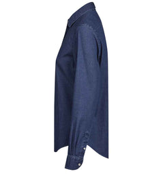 Tee Jays Ladies Denim Shirt T4005 - T4005 Blue Denim Side