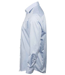 Tee Jays Luxury Comfort Fit Long Sleeve Oxford Shirt T4020 - T4020 Light Blue Side