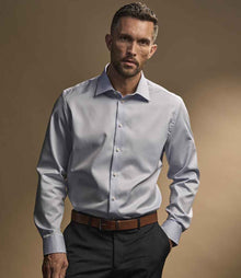 Tee Jays Luxury Comfort Fit Long Sleeve Oxford Shirt T4020 - T4020 Light Blue Model