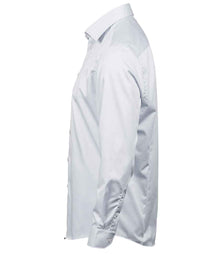 Tee Jays Luxury Comfort Fit Long Sleeve Oxford Shirt T4020 - T4020 White Side