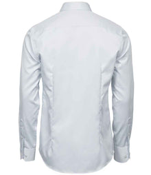 Tee Jays Luxury Slim Fit Long Sleeve Oxford Shirt T4021 - T4021 White Back