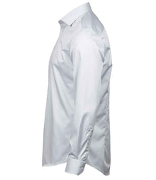 Tee Jays Luxury Slim Fit Long Sleeve Oxford Shirt T4021 - T4021 White Side