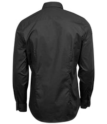 Tee Jays Luxury Stretch Long Sleeve Shirt T4024 - T4024 Black Back