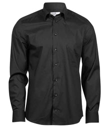 Tee Jays Luxury Stretch Long Sleeve Shirt T4024 - Black
