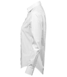 Tee Jays Ladies Stretch Luxury Long Sleeve Poplin Shirt T4025 - T4025 White Side