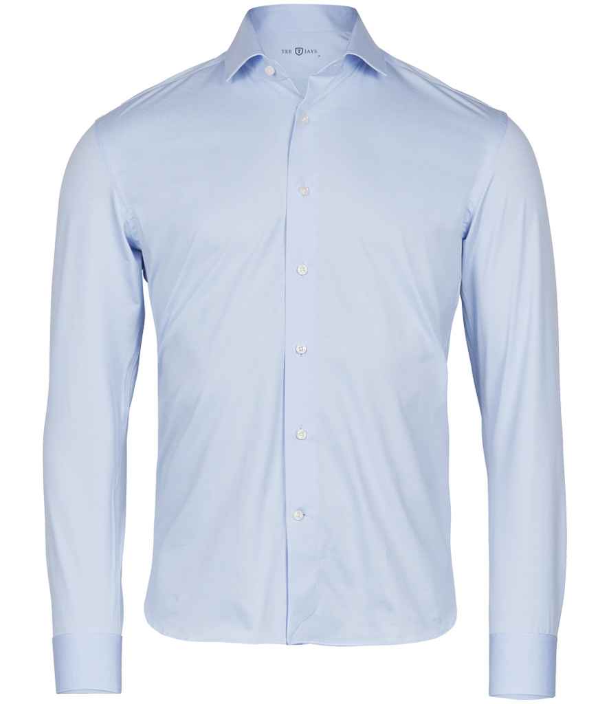 Tee Jays Active Stretch Long Sleeve Shirt T4030 - Light Blue