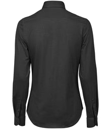 Tee Jays Ladies Active Long Sleeve Stretch Shirt T4031 - T4031 Black Back