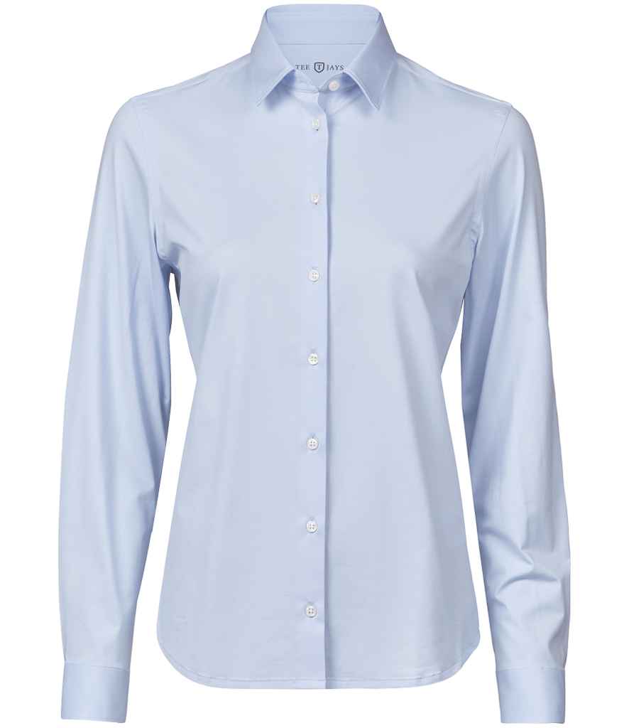 Tee Jays Ladies Active Long Sleeve Stretch Shirt T4031 - Light Blue
