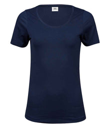 Tee Jays Ladies Stretch T-Shirt T450 - Navy