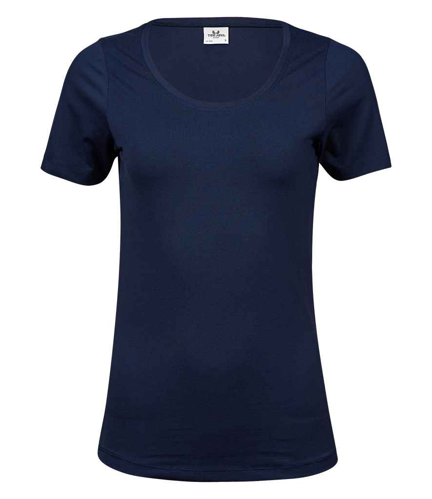 Tee Jays Ladies Stretch T-Shirt T450 - Navy
