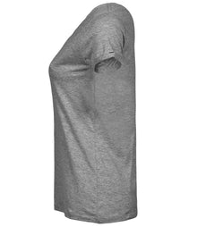 Tee Jays Ladies Roll-Up T-Shirt T5063 - T5063 Heather Grey Side