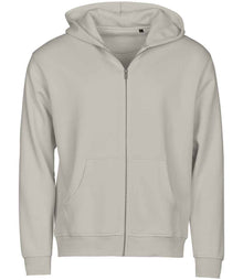 Tee Jays Unlabeled Hooded Full Zip Sweatshirt T5154 - Cement