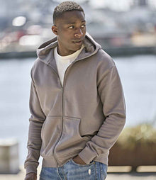 Tee Jays Unlabeled Hooded Full Zip Sweatshirt T5154 - T5154 Cement Model