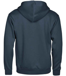 Tee Jays Unlabeled Hooded Full Zip Sweatshirt T5154 - T5154 Ink Blue Back