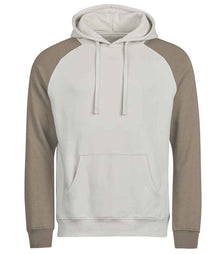 Tee Jays Unlabeled Two-Tone Hooded Sweatshirt T5156 - Cement/Clay