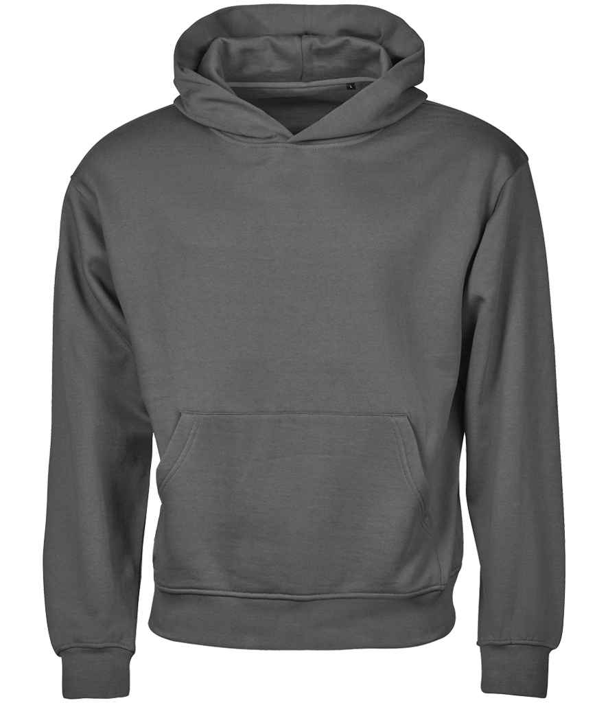 Tee Jays Unlabeled Heavy Loose Fit Hooded Sweatshirt T5162 - Powder Grey