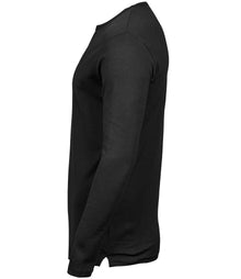 Tee Jays Long Sleeve Interlock T-Shirt T530 - T530 Black Side