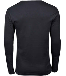 Tee Jays Long Sleeve Interlock T-Shirt T530 - T530 Dark Grey Back